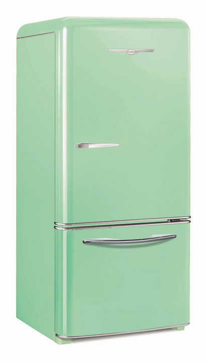 Northstar 1950 Refrigerator Shown in Mint Green